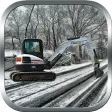 Heavy Snow Rescue Excavator 3D