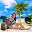 Ícone do programa: Beach Photo Background Ed…