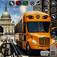 程序图标：School Bus Driving Bus Ga…
