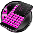 أيقونة البرنامج: Dialer Theme Gloss Pink d…