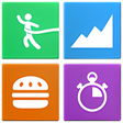 Running calculator icon