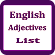 Symbol des Programms: English Adjectives List