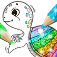أيقونة البرنامج: Glitter Coloring Book for…