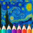 Иконка программы: Vincent van Gogh Coloring…
