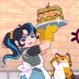 ไอคอนของโปรแกรม: Supurr Cat Cafe: Sandwich…