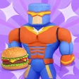 プログラムのアイコン：Food Dash Hero: Fight Mon…