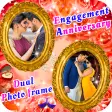 Engagement Anniversary Dual Photo Frame