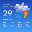 プログラムのアイコン：Weather App - Radar  Widg…