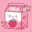 Cute Milk Kawaii Wallpaper