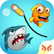 プログラムのアイコン：Fish Journey: Draw to Sav…