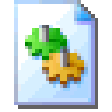 プログラムのアイコン：UNZIP32.DLL
