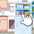 أيقونة البرنامج: Fill up Fridge: ASMR