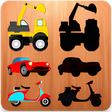 Icoon van programma: Vehicles Puzzles