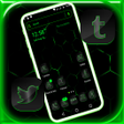 Ikon program: Cool Neon Green Launcher …
