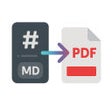Icoon van programma: md2pdf Launcher