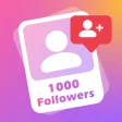 1000 Followers - Poster Style
