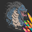 Programikonen: Monster Kaiju Coloring Bo…