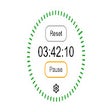 Working time counter icon