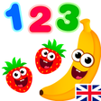 أيقونة البرنامج: Food Number Games for Kid…