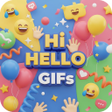 Иконка программы: Hi Hello Gif Collection.