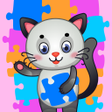 プログラムのアイコン：Kids puzzle games for 2 y…