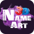 プログラムのアイコン：3d Name Art-  Name Logo m…
