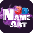 3d Name Art-  Name Logo maker