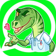 Ícone do programa: Dinosaurs Stickers for WA…