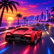 Icon of program: Retro Road Racer - Car Ra…