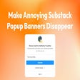 Ícone do programa: Hide Substack Popup Banne…