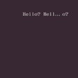 プログラムのアイコン：Hello Hell... o