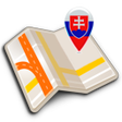 Map of Slovakia offline icon