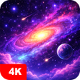 プログラムのアイコン：Space Wallpapers 4K