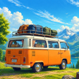 أيقونة البرنامج: RV Simulator: Van Driving…