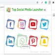 Ikon program: Top Social Media Launcher