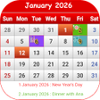 프로그램 아이콘: Tanzania Calendar 2018
