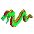 Dragons Voxel Color by Number