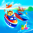 プログラムのアイコン：Boat and ship game for ba…
