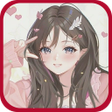 Ikona programu: Anime Girl Wallpaper