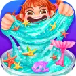 Fluffy Trendy Slime - Mermaid