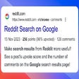 Programikonen: Reddit Search on Google