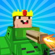 Blocky Tank 3D: noob vs zombie