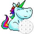 Programikonen: Unicorn Art Pixel - Color…