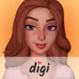أيقونة البرنامج: Digi - AI Romance, Reimag…