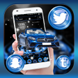 Icon of program: Blue Car Launcher Theme