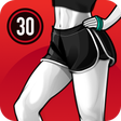 プログラムのアイコン：Leg Workouts for Women - …
