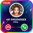 Icon of program: Color Caller Screen Theme…