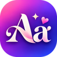 Icoon van programma: Fonts Keyboard Theme Cute…