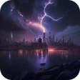 ไอคอนของโปรแกรม: Lightning Storm Live Wall…