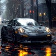 ไอคอนของโปรแกรม: Gray Porsche on Autumn St…